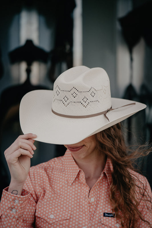 'Brockbank' 20X Natural Straw Hat by Resistol