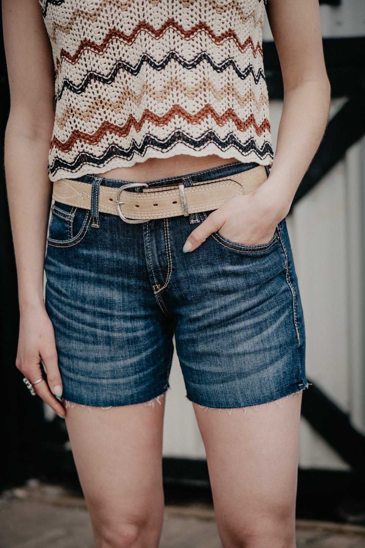 'Tanner' Women's Ariat 5" Inseam Denim Shorts (24-34)