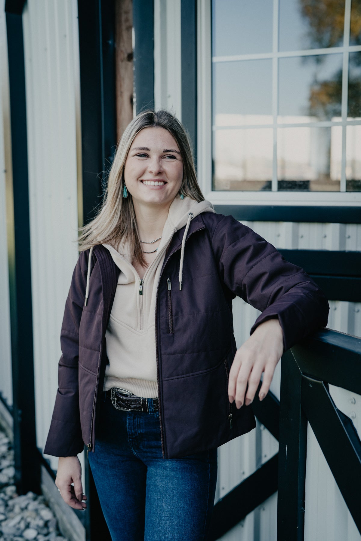 'Tierra' Women's Chocolate Plum Insulated Jacket by Ariat
