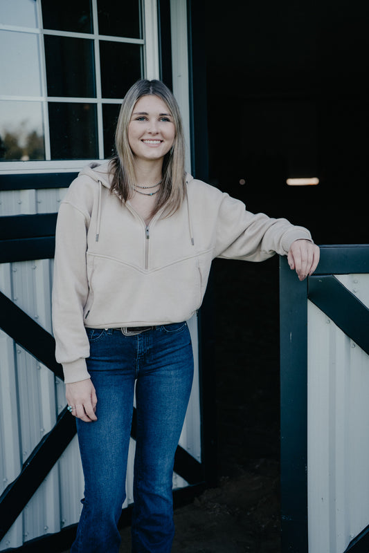 'Swiss' Women's Compass Sand Sweater by Ariat