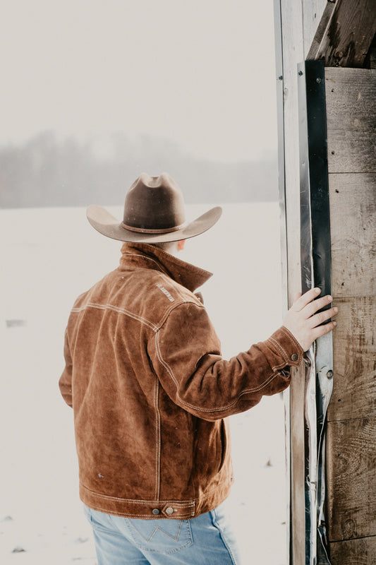 'Russell' Men's Suede Leather Jacket by STS Ranchwear (M-XXL)