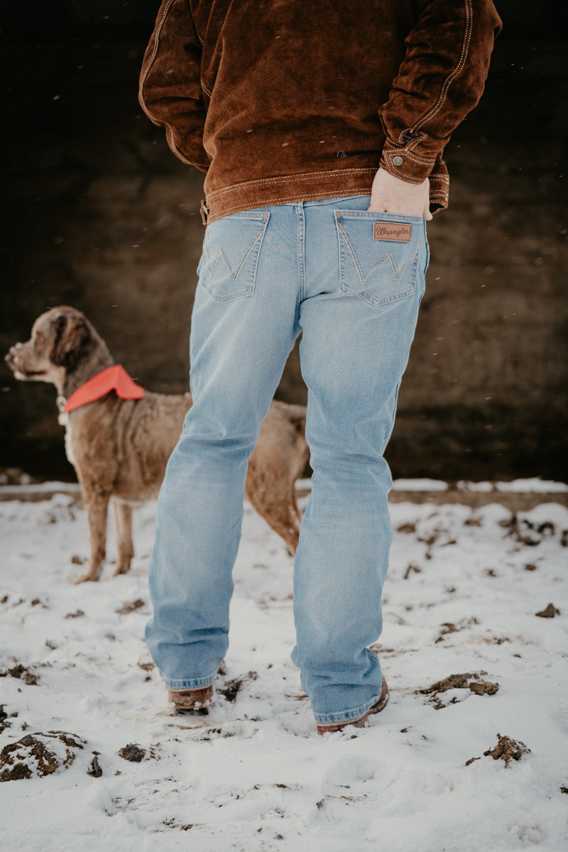 'Campbell' Men's Retro Slim Bootcut Wrangler Jean (29-42)