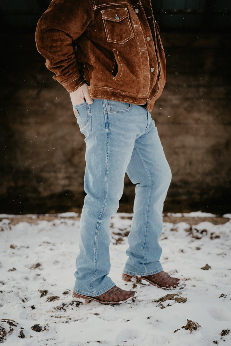 'Campbell' Men's Retro Slim Bootcut Wrangler Jean (29-42)