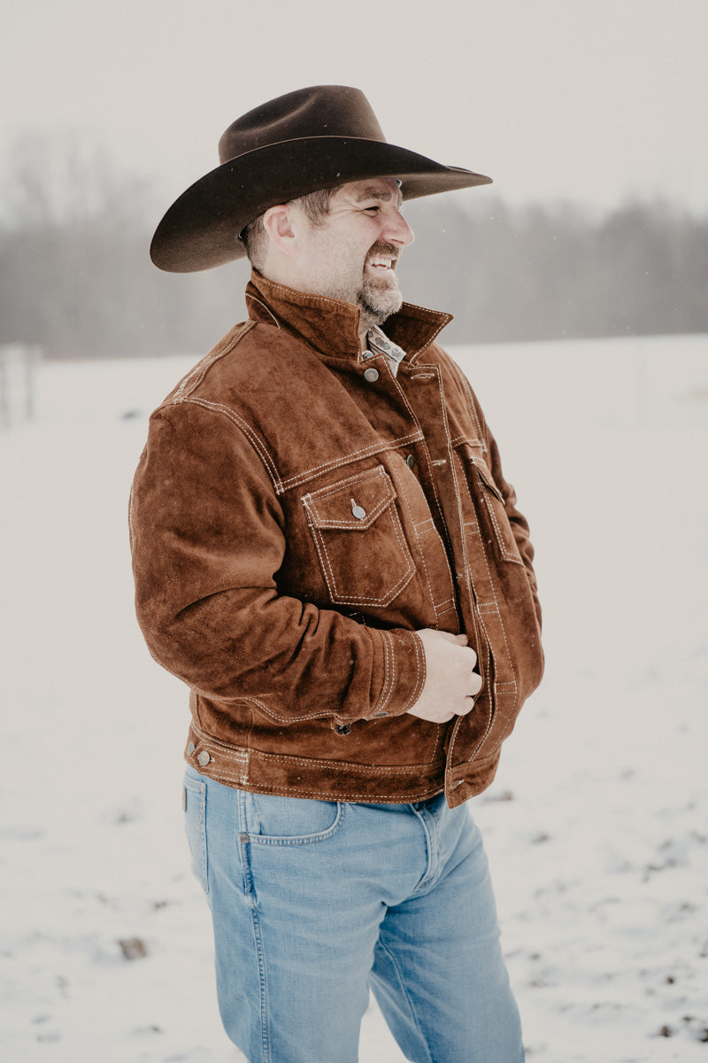 'Russell' Men's Suede Leather Jacket by STS Ranchwear (M-XXL)