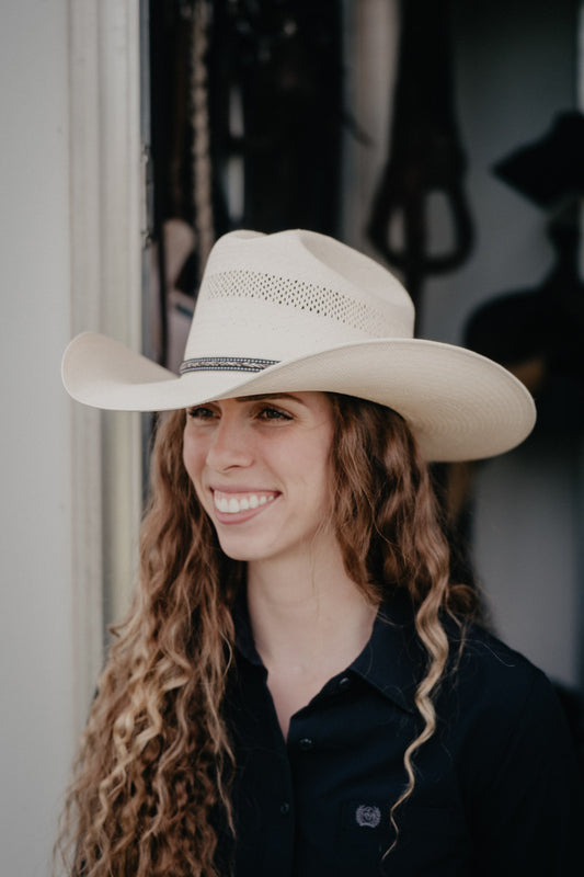 'Grey Star' 10X Natural Straw Hat by Stetson