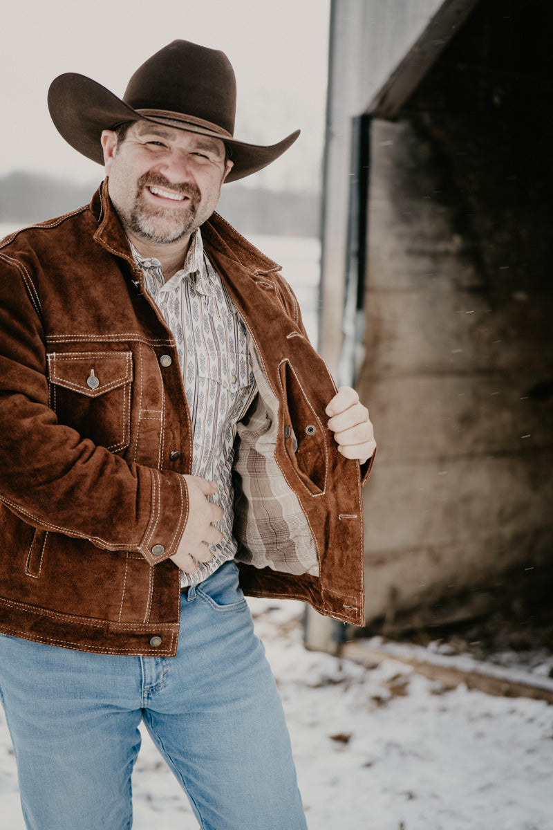 'Russell' Men's Suede Leather Jacket by STS Ranchwear (M-XXL)