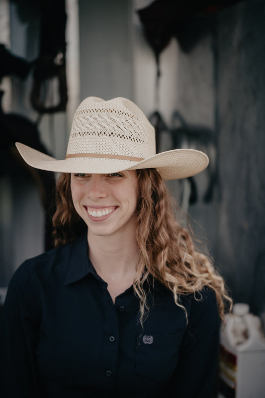 'Classic' Ivory/Wheat 20X Straw Hat by Stetson