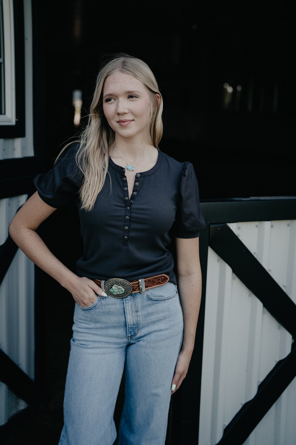 'Cloud Dancer' Women's Oakley Short Sleeve Pearl Snap Shirt by Ariat (Two Colourways: XS-XXL)
