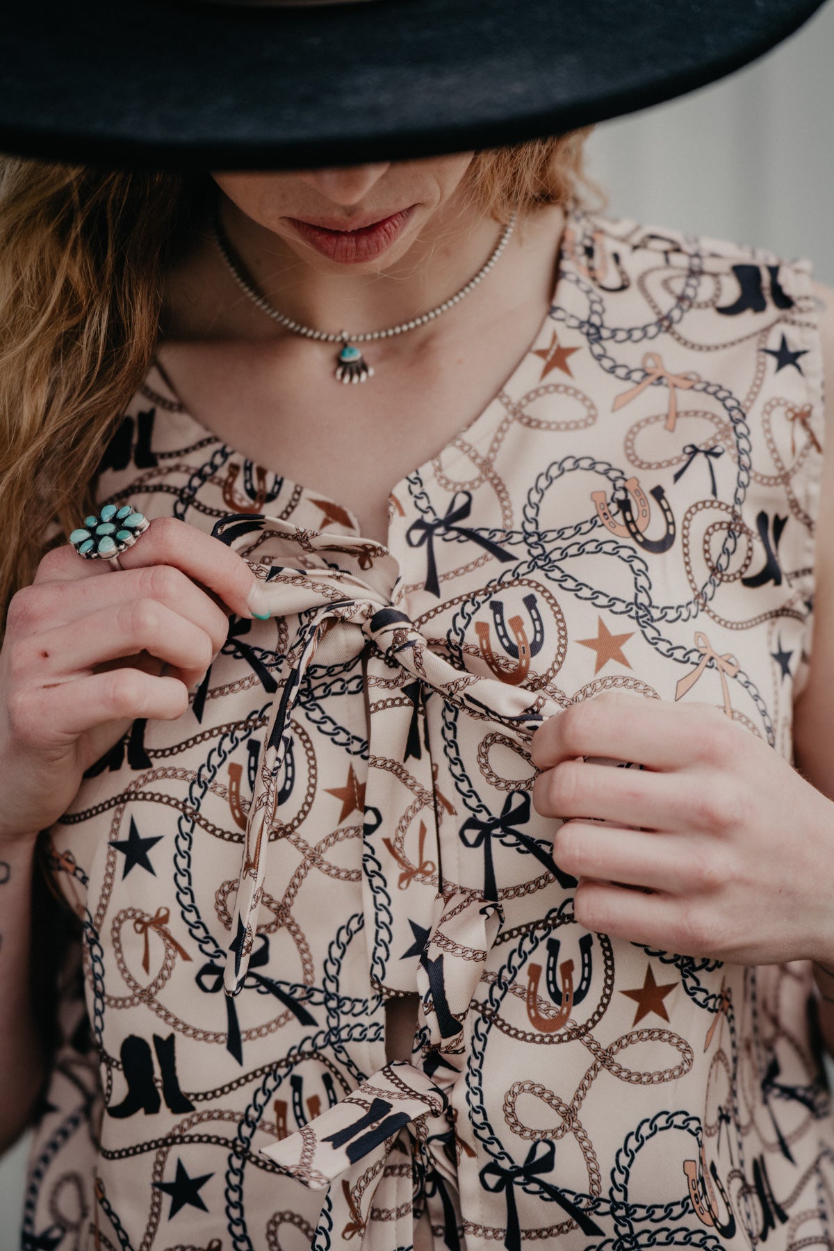 'Vanna' Rustic Links Tie Vest (S/M & L/XL)