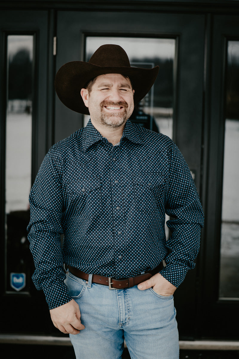 'Jonnie' Wrangler Men's Retro Premium Long Sleeve (S-XXL)