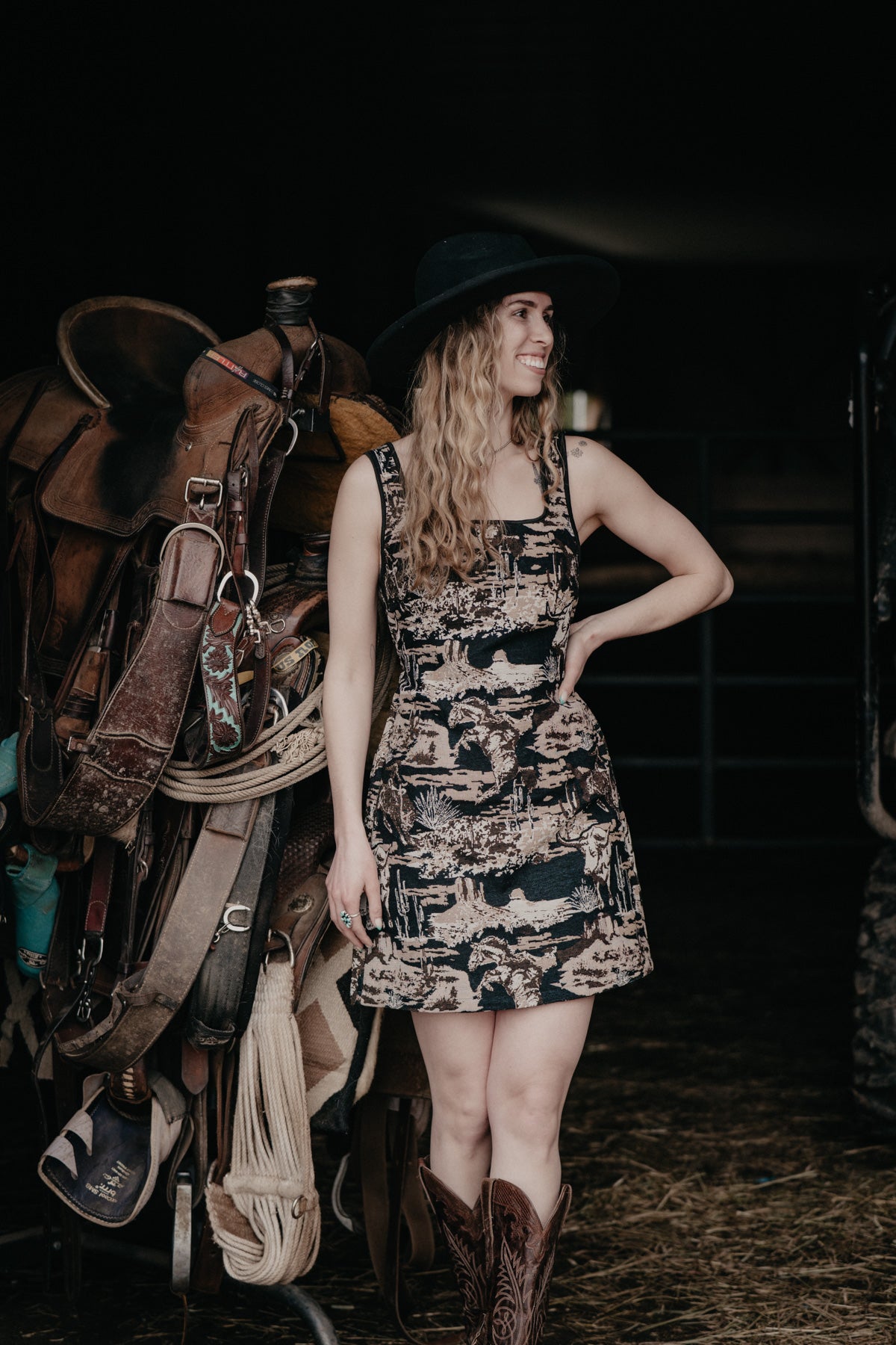 'Painted Desert' Dress (S & M Only)