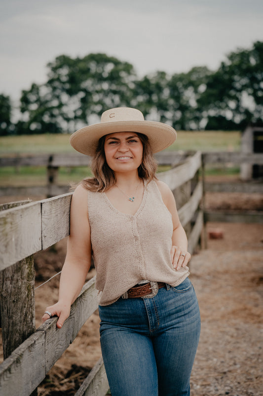 'Mage' Sweater Natural Vest (XS-L)