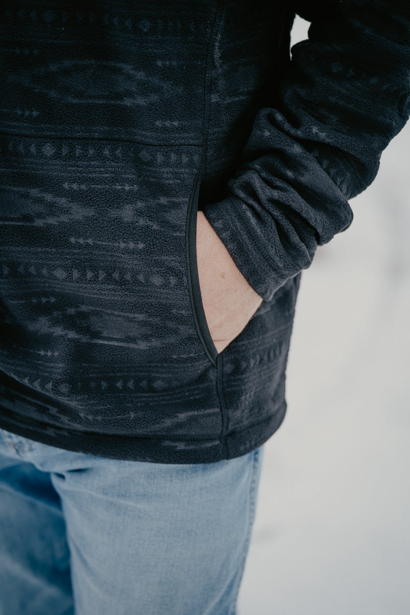 'Florence' Men's Embossed Fleece Pullover by Rock and Roll Denim (S-XXL)