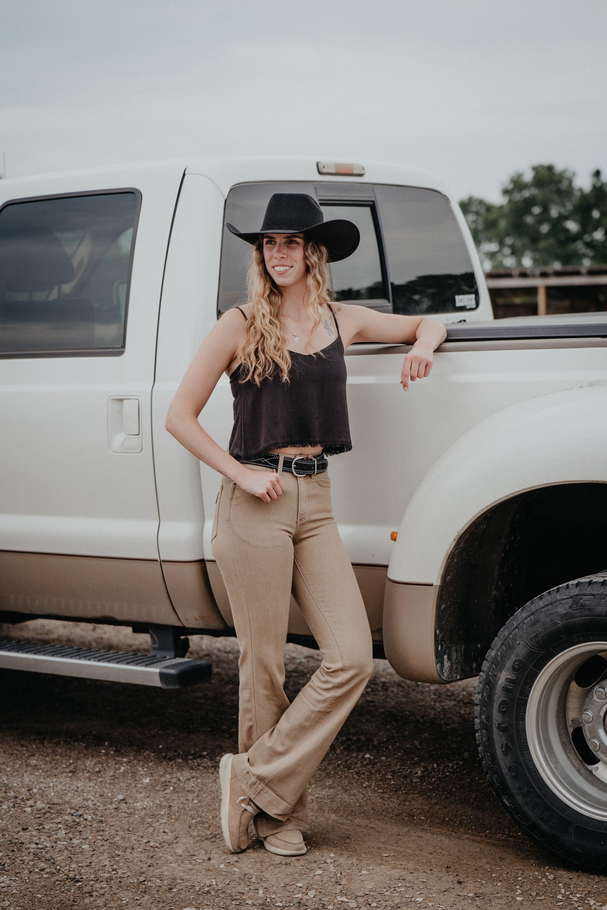 'Sabel' Cropped Linen Tank {XS-L; 2 Colours}