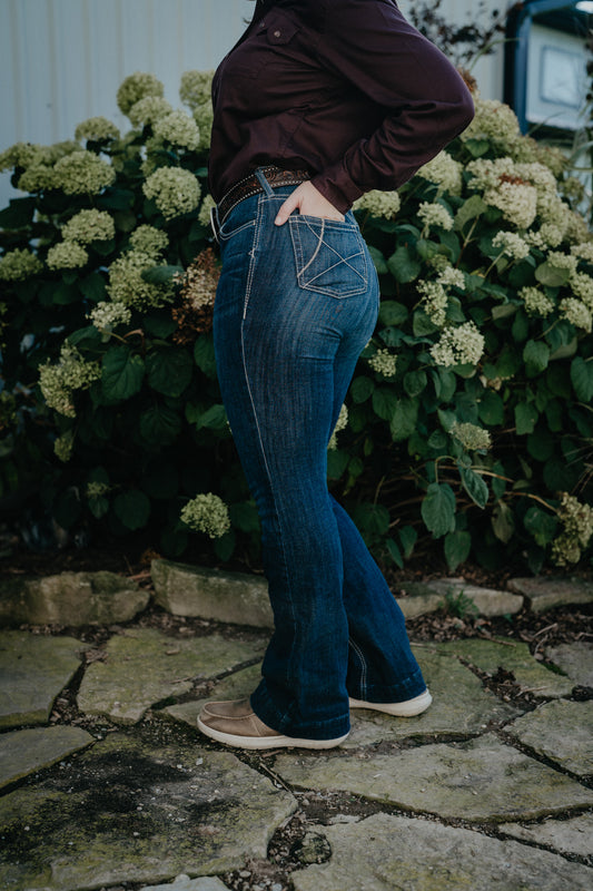 'Ella' High Rise Ariat Trouser Jean