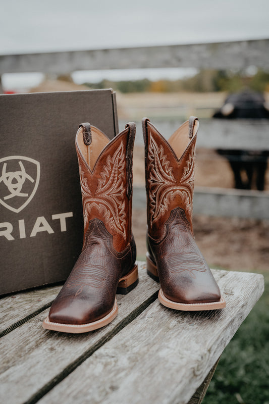 'Walker' Mens Ariat Boot in Amber/Ranchwood