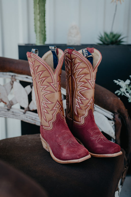 13" Hyer Rose Hill Women's Burgundy Boots