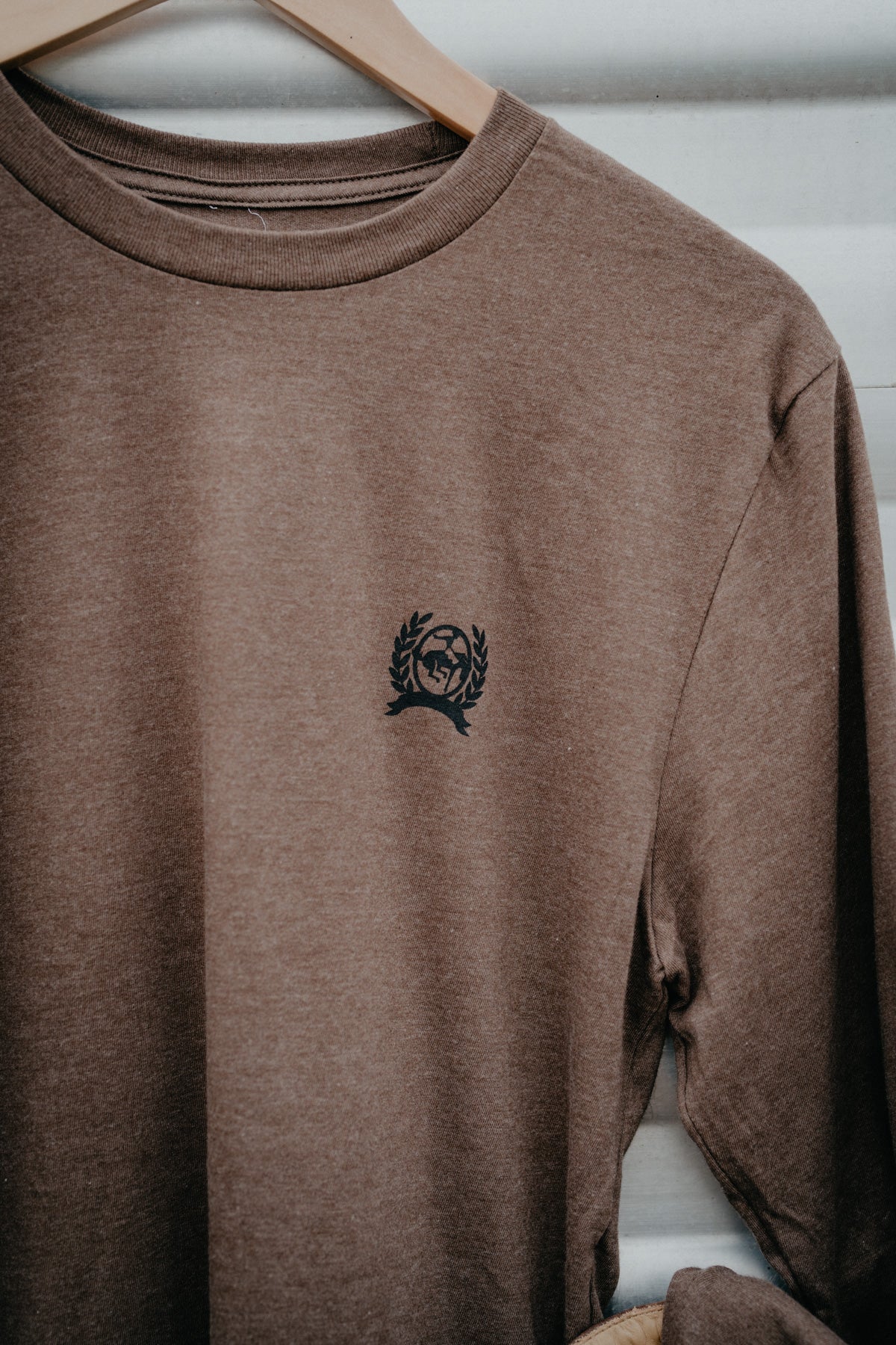 'Rodeo Bronc' Men's Brown CINCH Long Sleeve T-Shirt