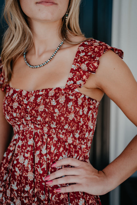 'Merlot' Mini Dress with Godets by Rock and Roll Denim
