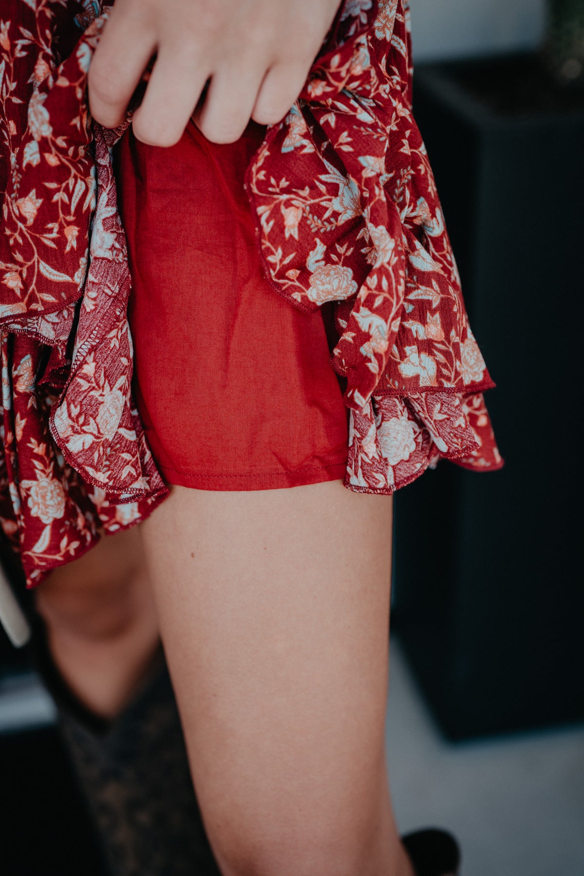 'Merlot' Mini Dress with Godets by Rock and Roll Denim