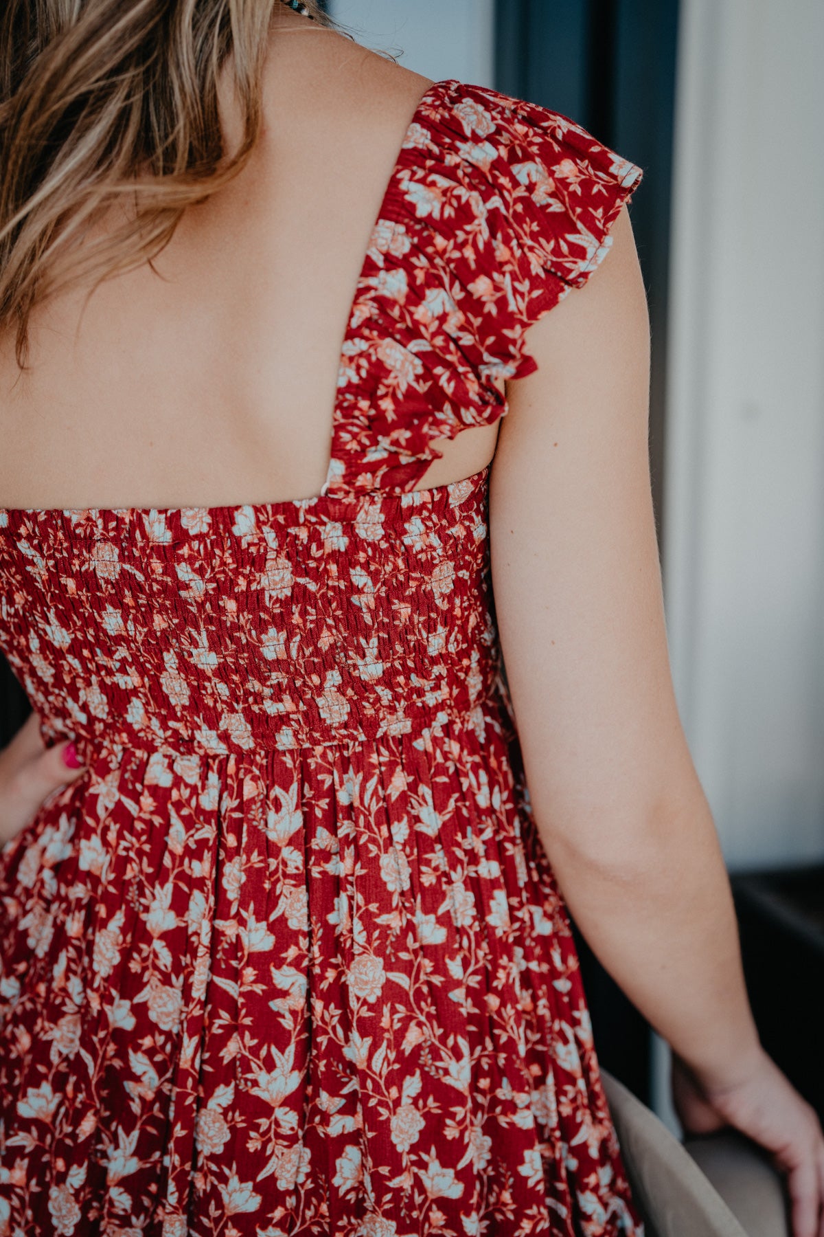 'Merlot' Mini Dress with Godets by Rock and Roll Denim