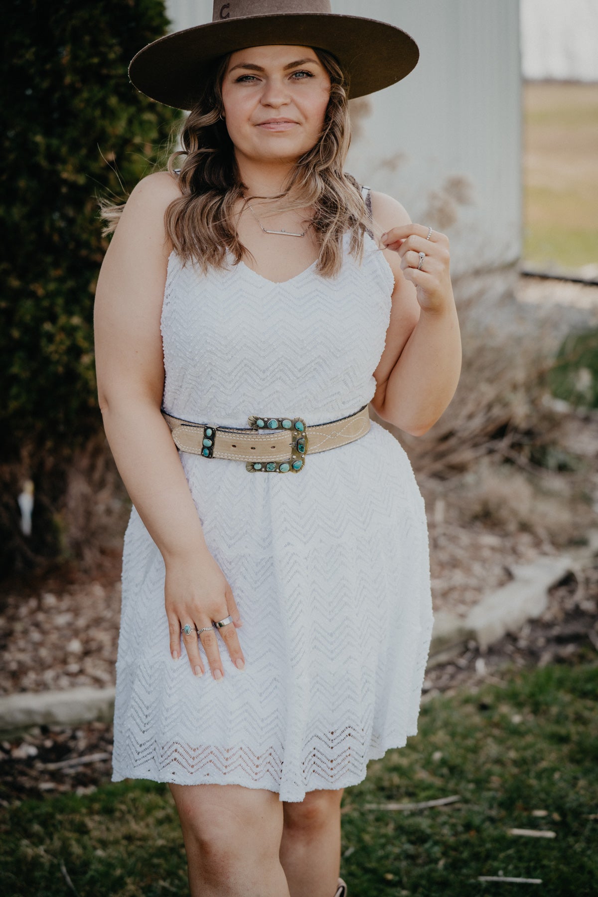 'Gilmore' Women's Wrangler Tiered Dress (1 L ONLY)