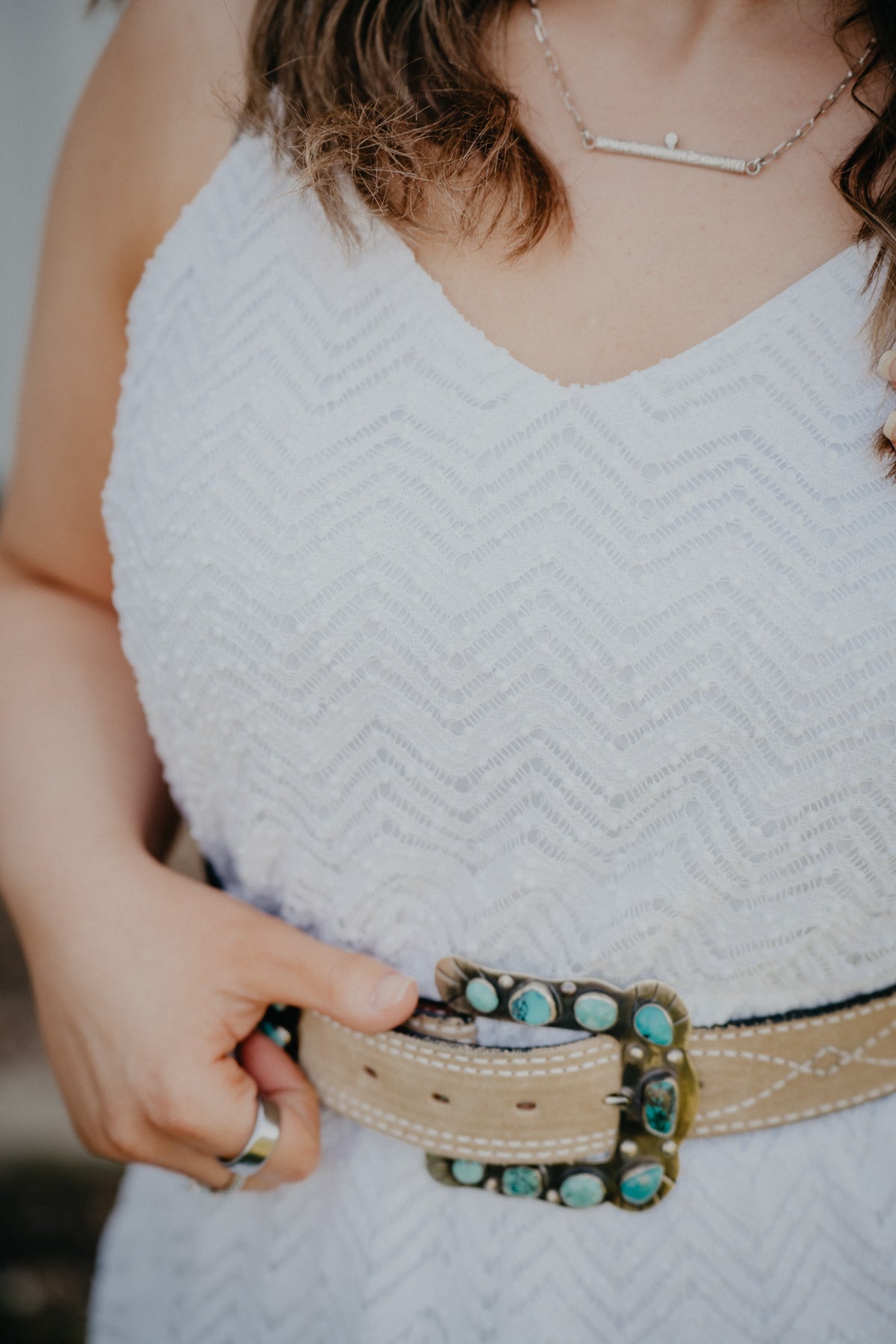 'Gilmore' Women's Wrangler Tiered Dress (1 L ONLY)