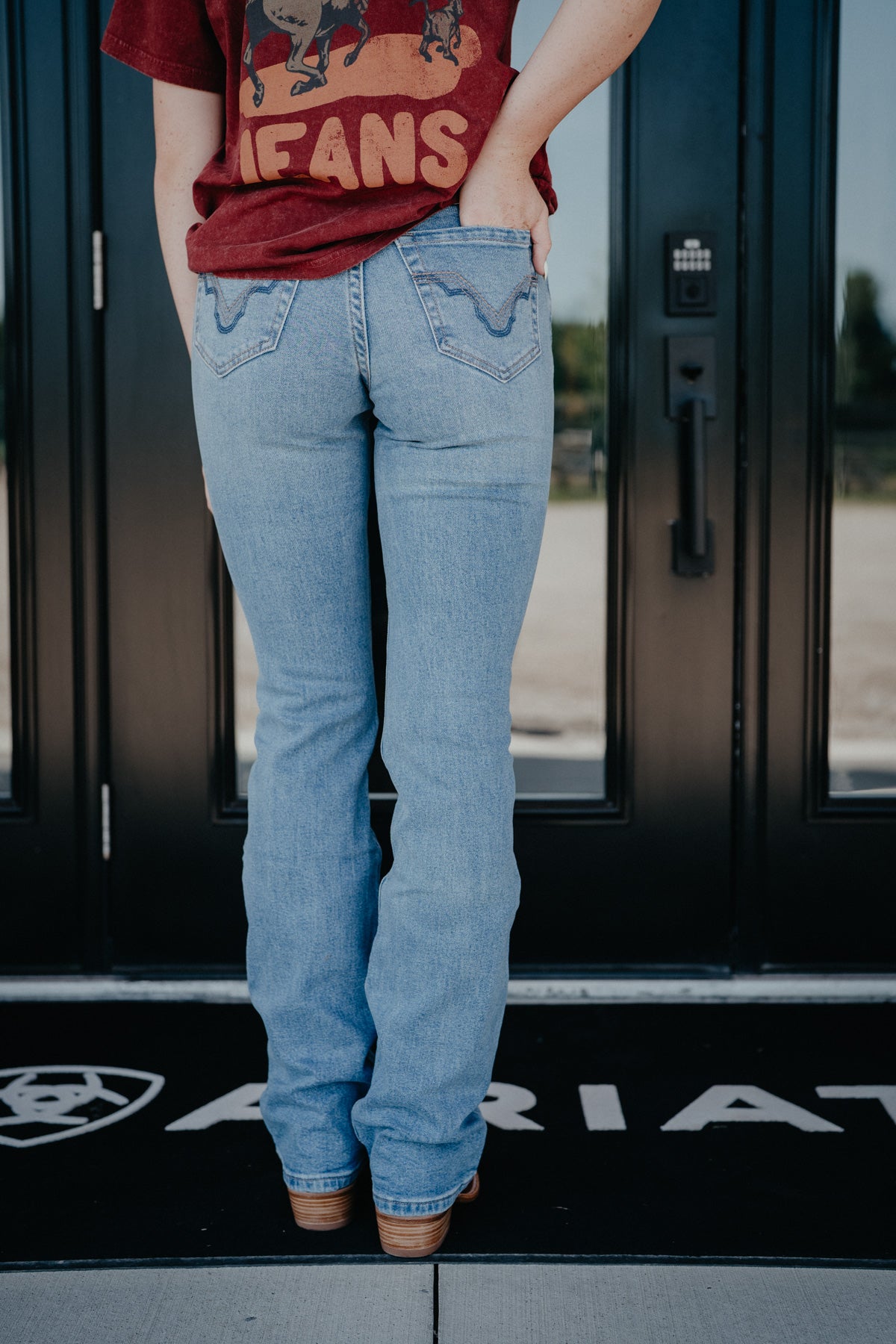 'Victoria' Signature High Rise Bootcut Jean by Rock & Roll Denim