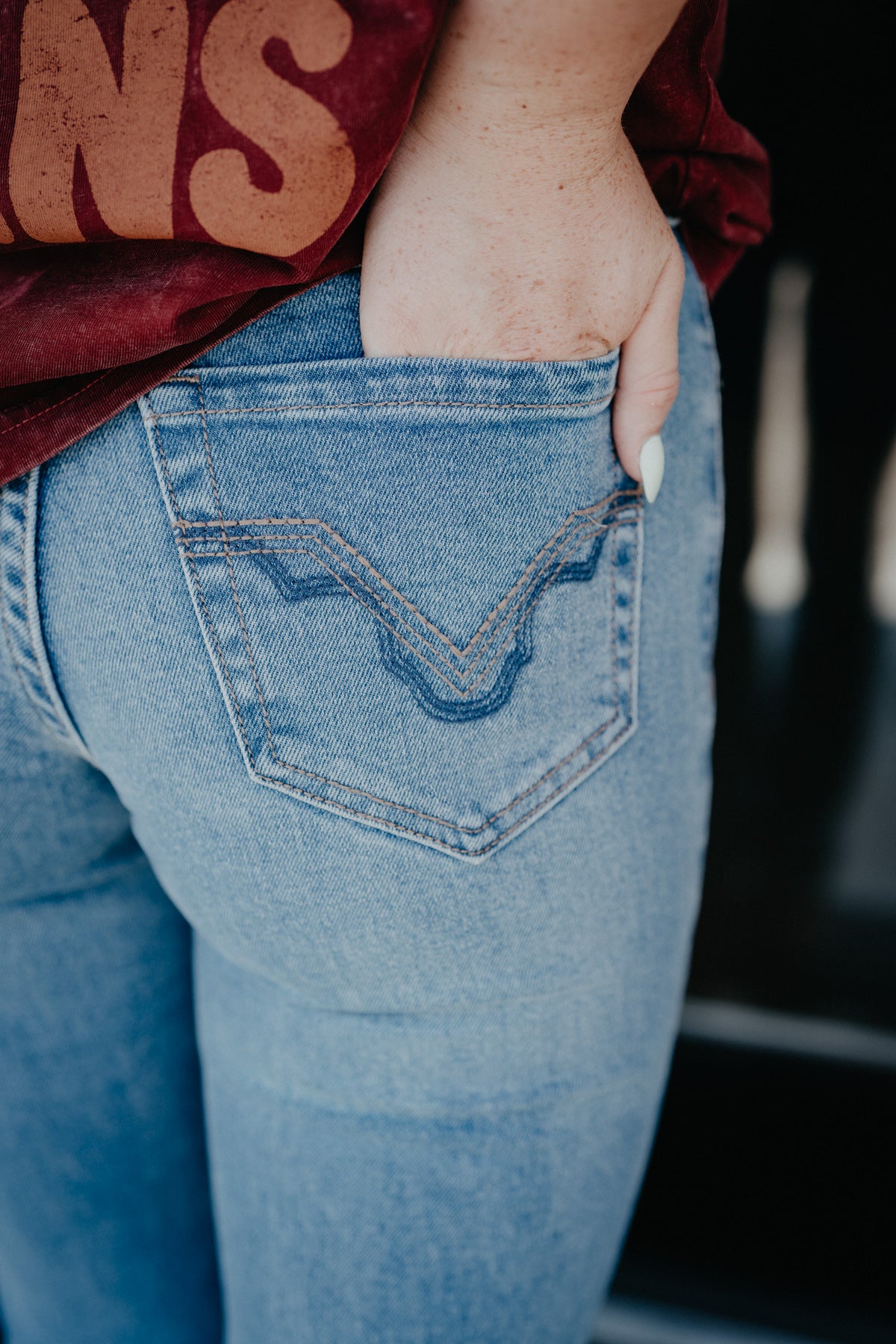 'Victoria' Signature High Rise Bootcut Jean by Rock & Roll Denim
