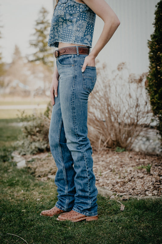 'James' Kimes Ranch Men's Mid Wash Jean (Size 27-38)