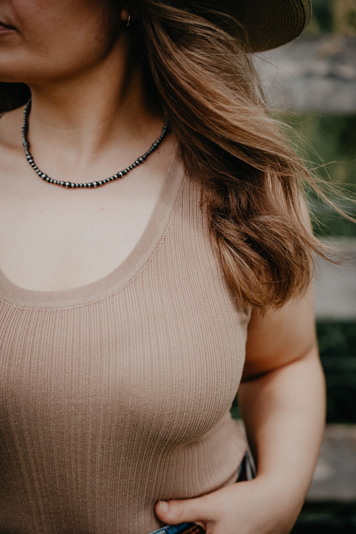 'Grace' Ribbed Tank Bodysuit (S-L; 3 Colours)