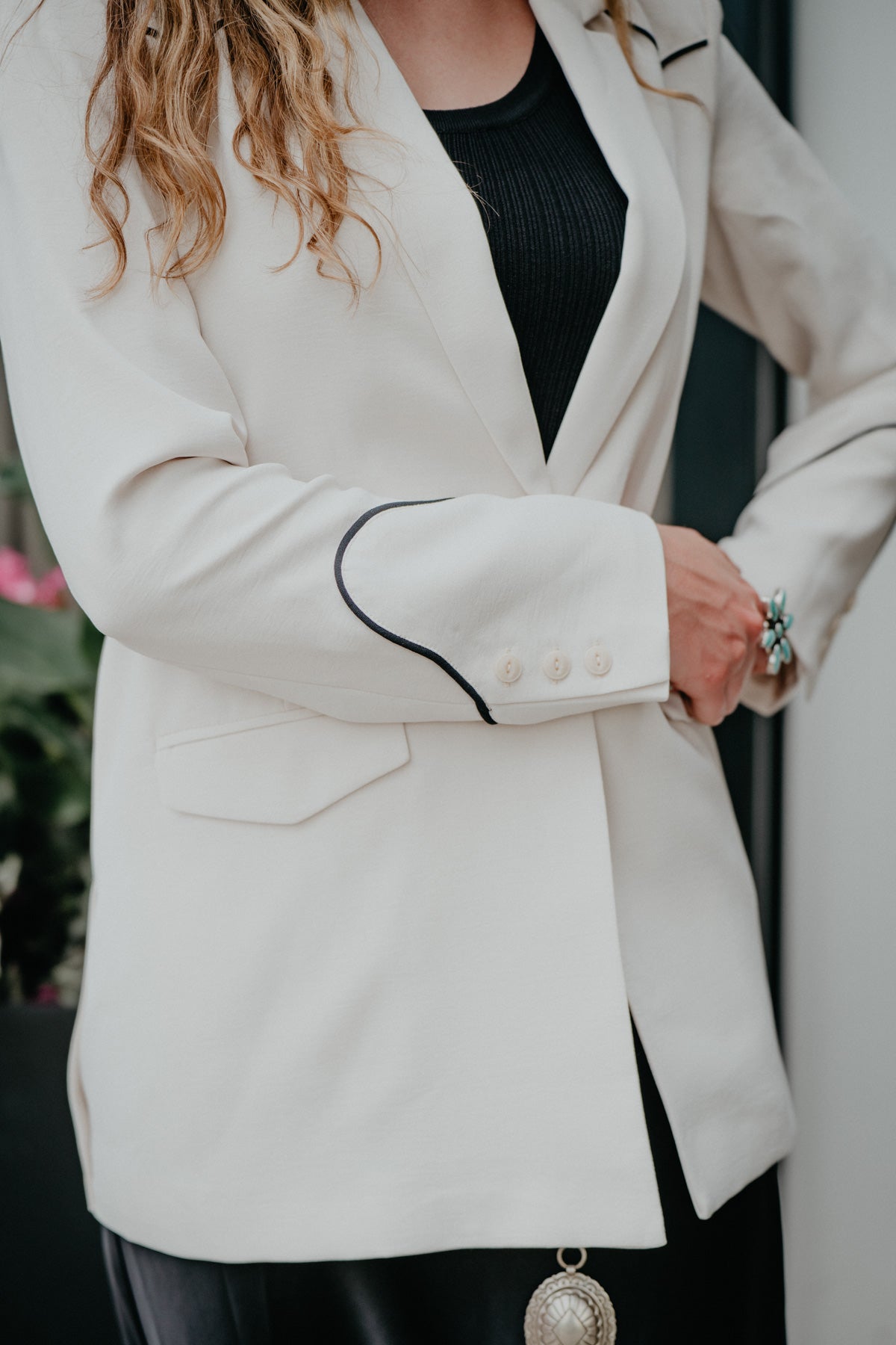 'Parton' Women's Blazer Summer Sand (XS-M)