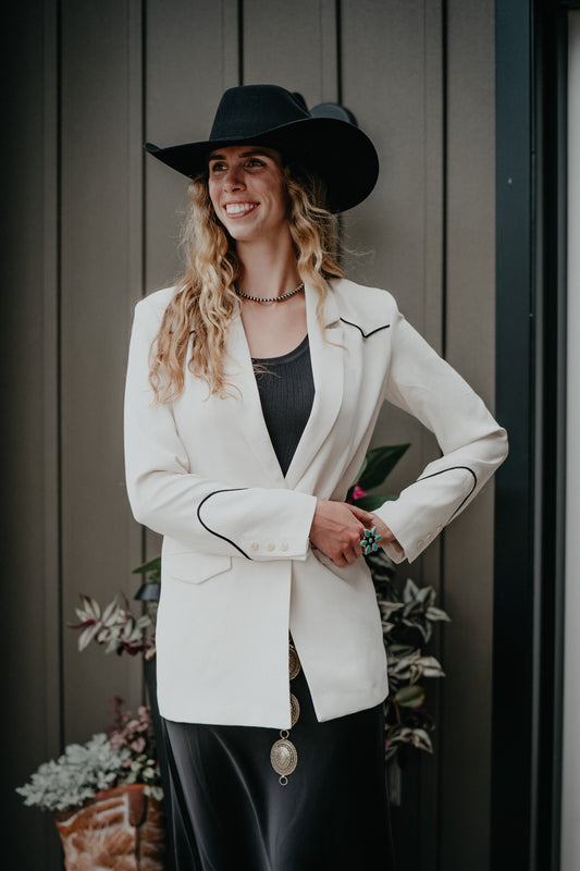 'Parton' Women's Blazer Summer Sand (XS-M)