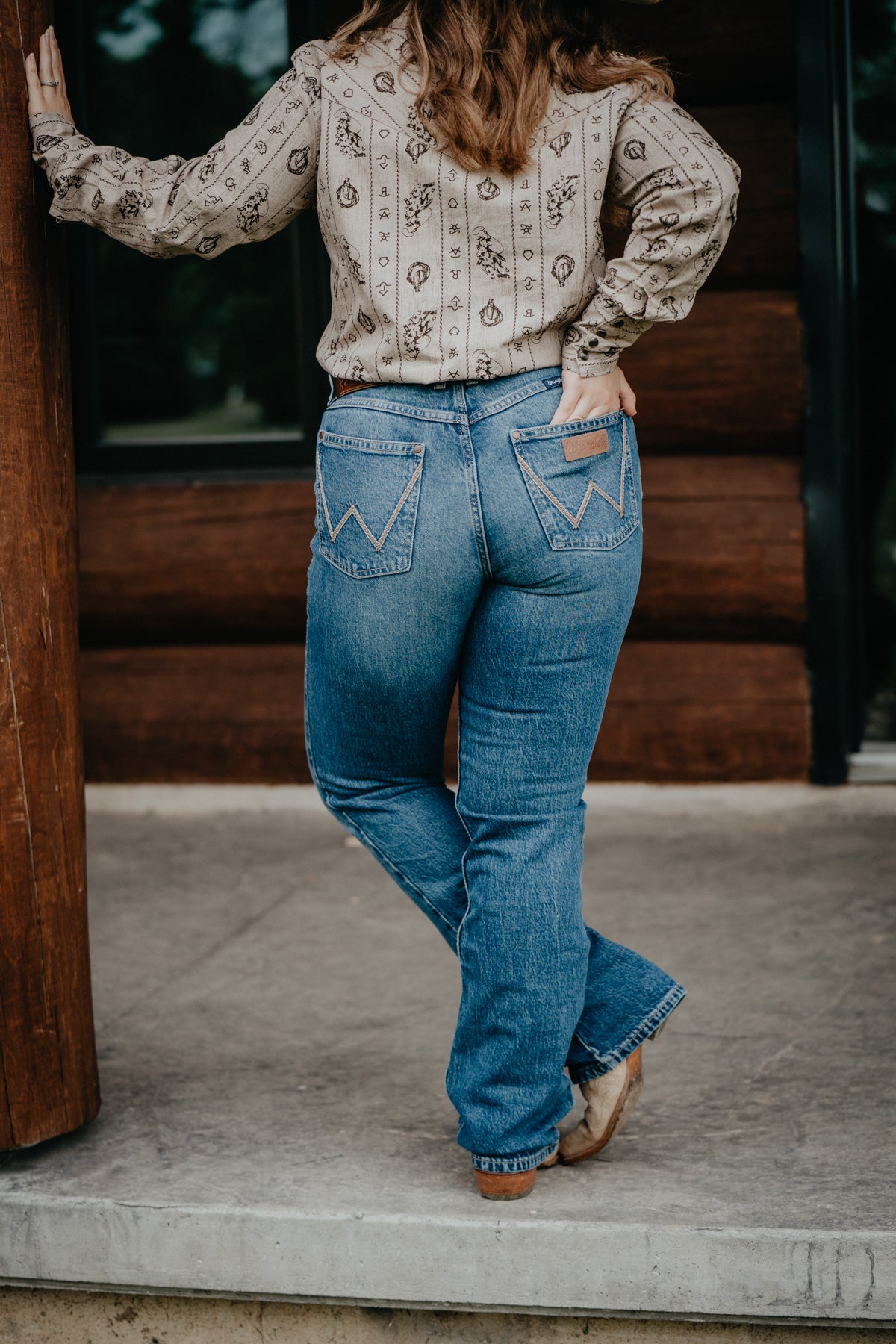 'Isabella' Retro Mae Mid Rise Bootcut Jean by Wrangler (24-35)