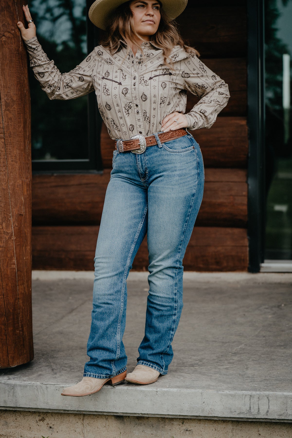 'Isabella' Retro Mae Mid Rise Bootcut Jean by Wrangler (24-35)