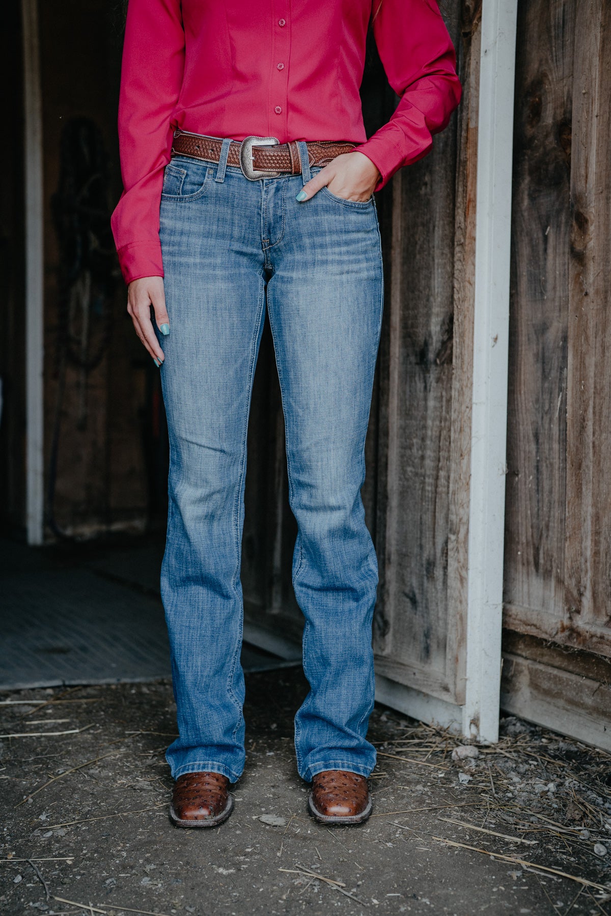 'Esti' Mid Rise Bootcut Jean by Ariat