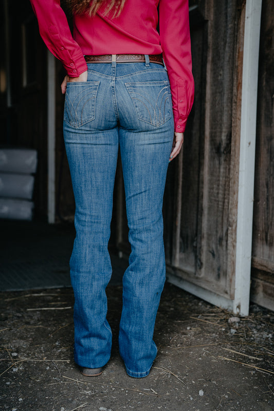 'Esti' Mid Rise Bootcut Jean by Ariat