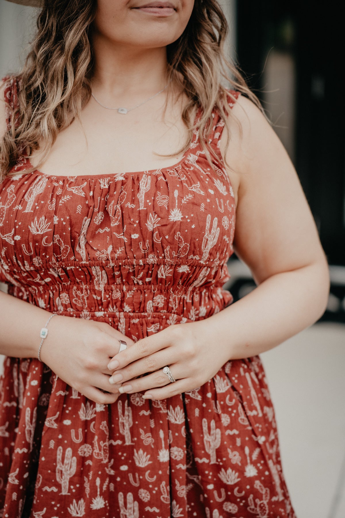 'Martina' Women's Desert Print Mini Dress (1 XS only)