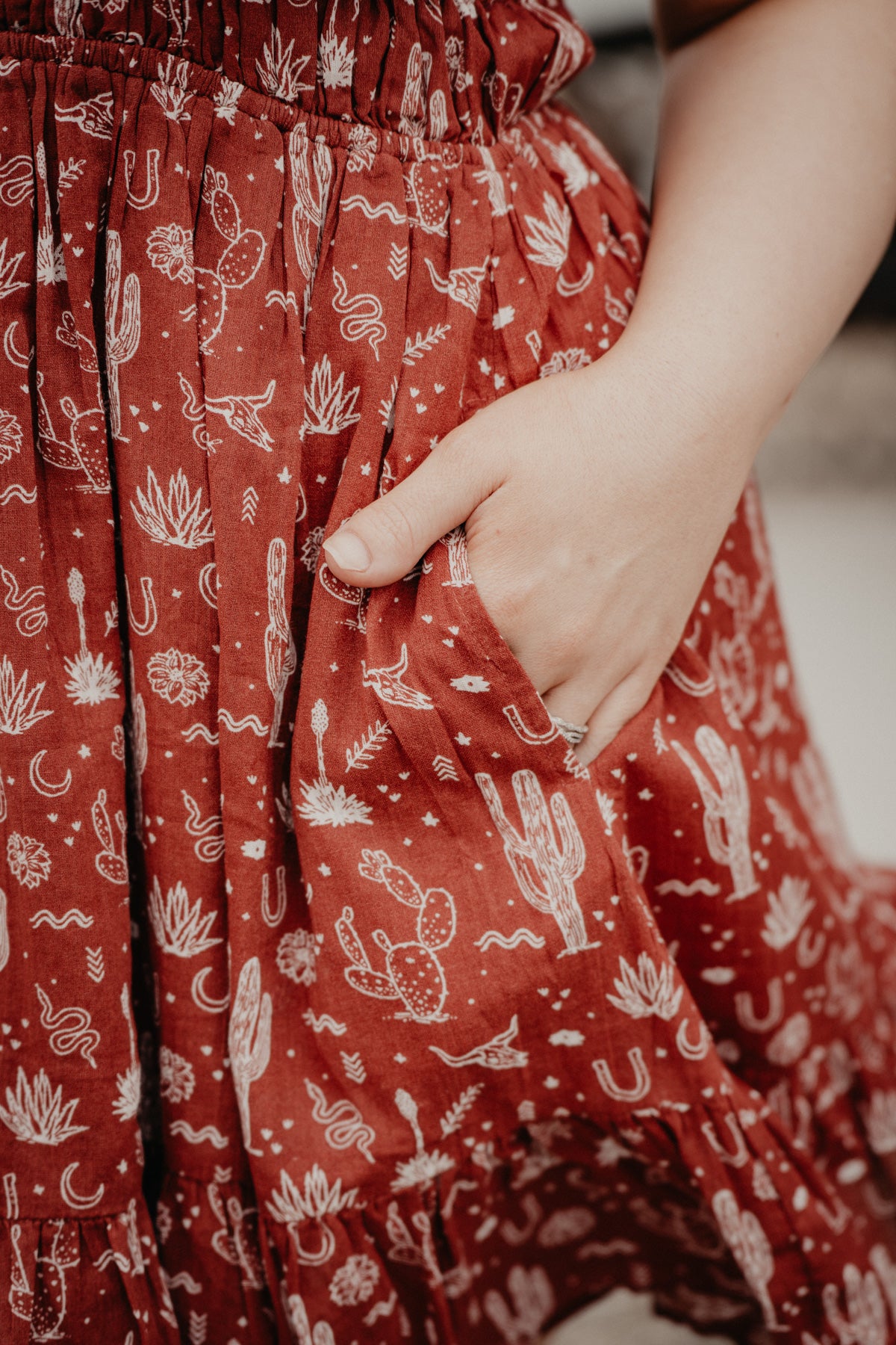 'Martina' Women's Desert Print Mini Dress (1 XS only)