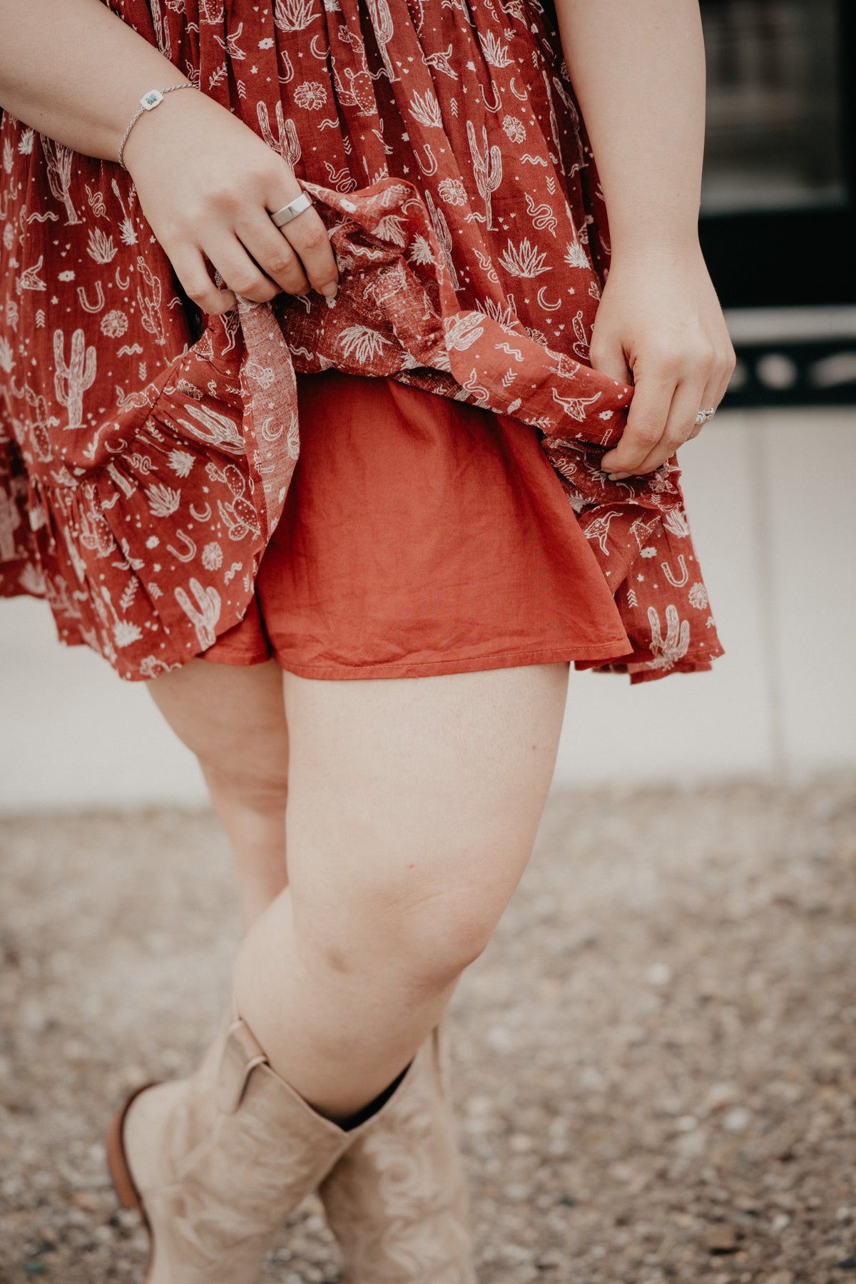 'Martina' Women's Desert Print Mini Dress (1 XS only)