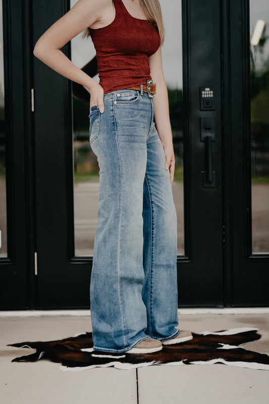 Ultra High Rise Wide Leg Jean by 7FMK 32.5" Inseam {JO}