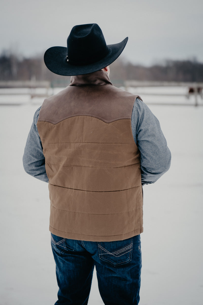 'Lloyd' Ariat Men's Quilted Vest Khaki (S-XXL)