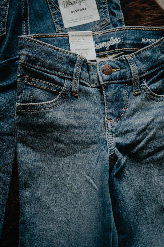 'Adaline' Wrangler Girl's Bespoke Bootcut Jeans