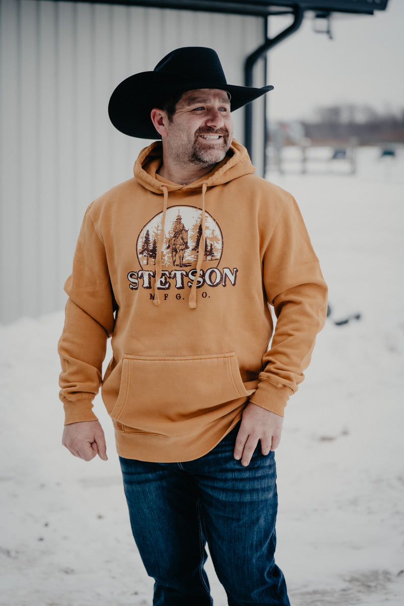 'Huxley' Men's Horse Rider Hoodie by Stetson (S-XXL)