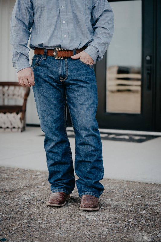 'Carter 2.0' Medium Stonewash 100% Cotton CINCH Jean
