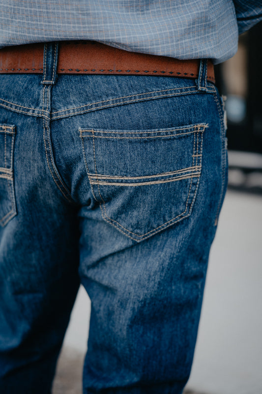 'Carter 2.0' Medium Stonewash 100% Cotton CINCH Jean