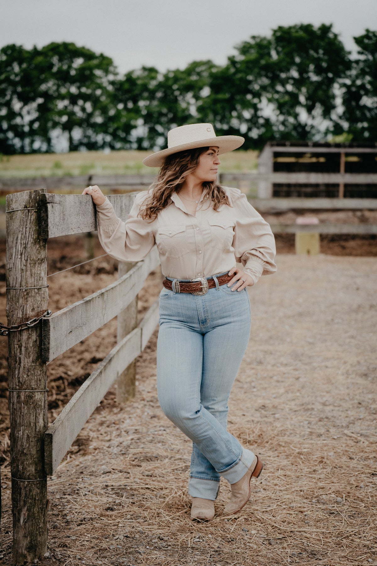 'Kelly' Women's Elevated Pearl Snap Shirt (S-L)