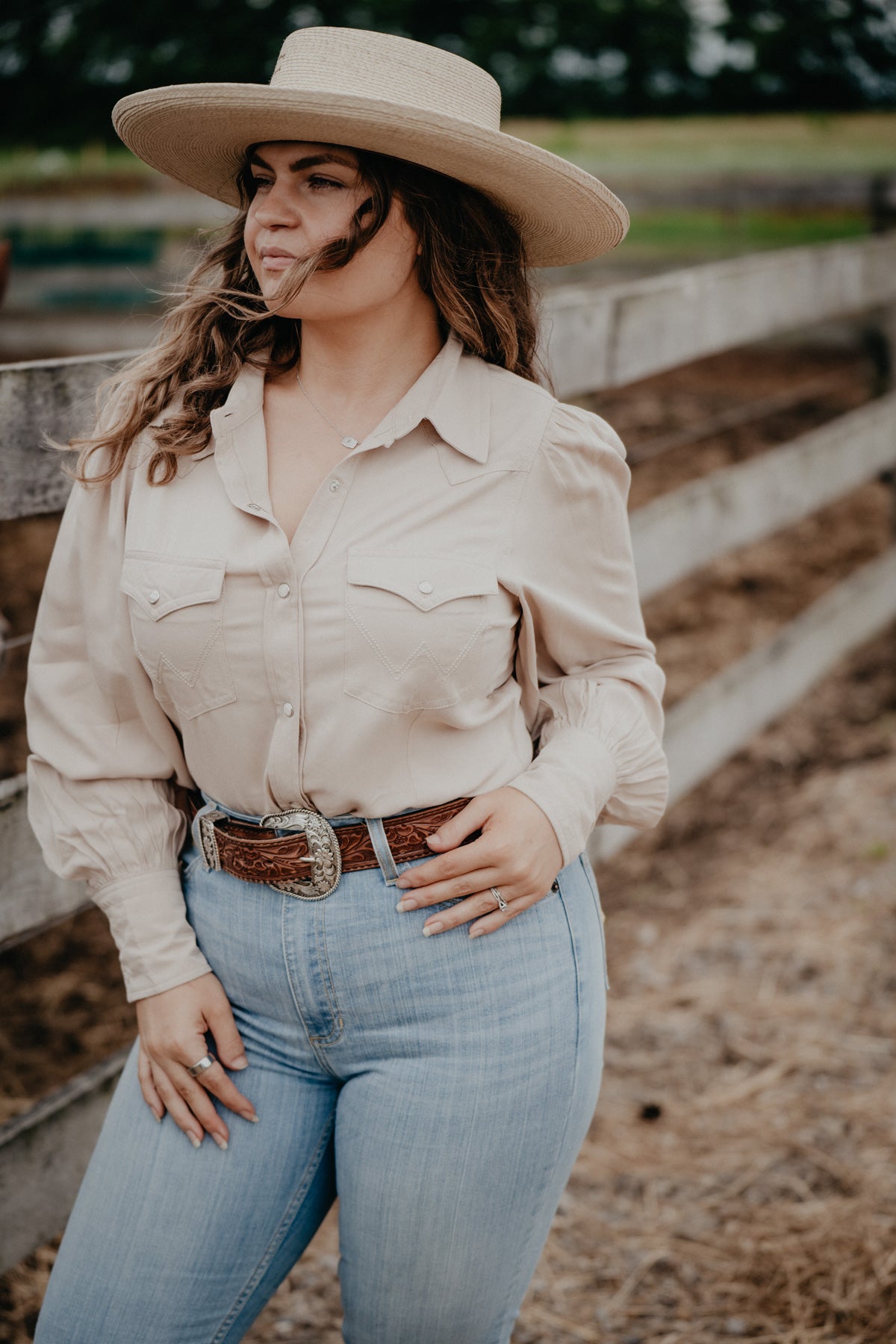 'Kelly' Women's Elevated Pearl Snap Shirt (S-L)