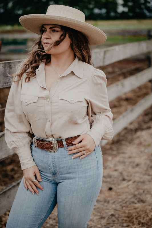 'Kelly' Women's Elevated Pearl Snap Shirt (S-L)