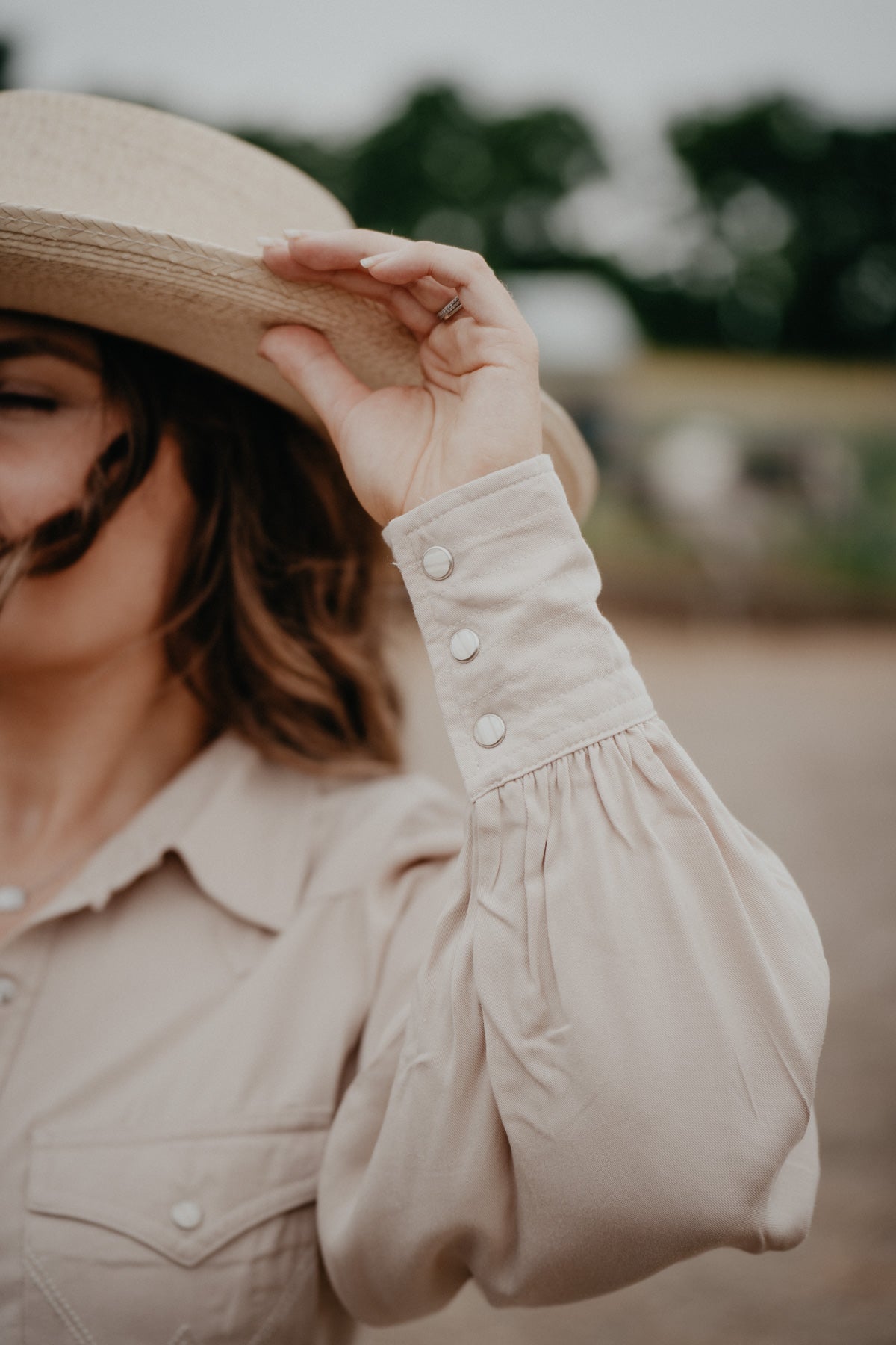 'Kelly' Women's Elevated Pearl Snap Shirt (S-L)